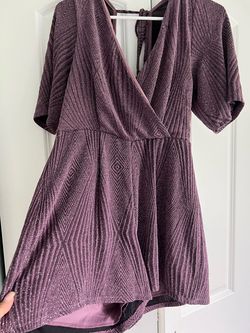 Style -1 Purple Size 8 Jumpsuit Dress on Queenly