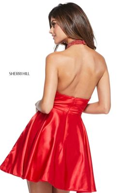 Sherri Hill Red Size 4 Homecoming Pageant Flare Cocktail Dress on Queenly