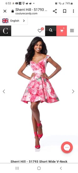 Sherri Hill Pink Size 0 Cocktail Dress on Queenly