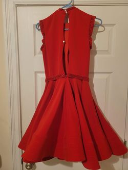 Mac Duggal Red Size 4 Midi Homecoming Cocktail Dress on Queenly