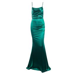 Green Size 10 Mermaid Dress on Queenly