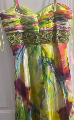 Multicolor Size 4 Straight Dress on Queenly