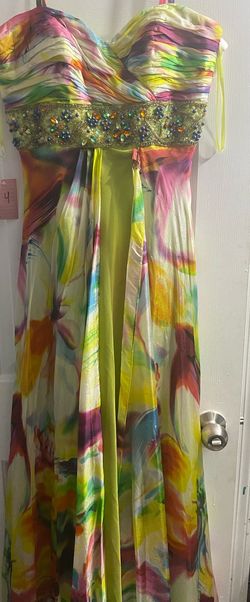 Multicolor Size 4 Straight Dress on Queenly