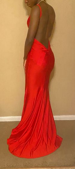 Red Size 2 Mermaid Dress on Queenly