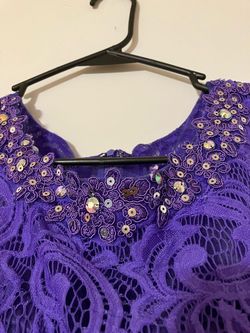 Star box Purple Size 8 Party Ball gown on Queenly