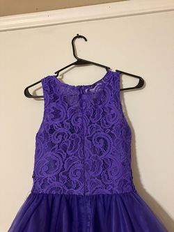 Star box Purple Size 8 Party Ball gown on Queenly