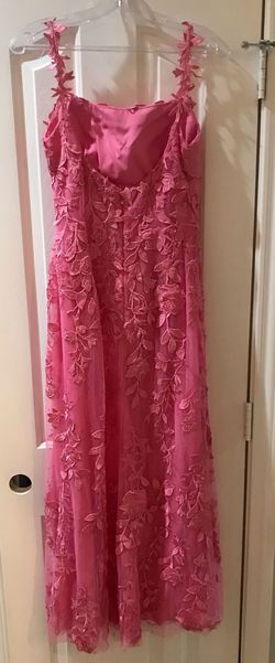 Sherri Hill Pink Size 6 Short Height Floor Length Barbiecore Side slit Dress on Queenly