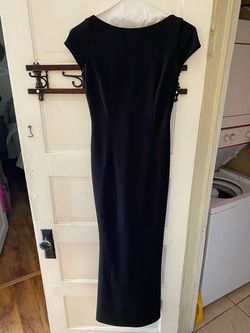 Katie May Black Tie Size 6 Floor Length 50 Off Straight Dress on Queenly