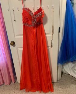 Mac Duggal Red Size 10 Military Straight Dress on Queenly