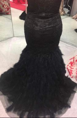 Jovani Black Tie Size 16 70 Off 50 Off Mermaid Dress on Queenly