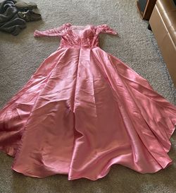 Jovani Pink Size 18 Ball gown on Queenly