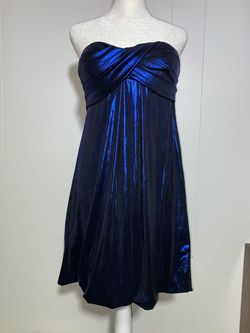 Xscape Blue Size 10 Cape 50 Off Cocktail Dress on Queenly