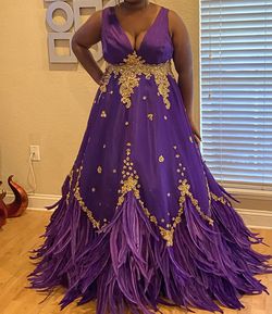 Purple Size 18 Ball gown on Queenly