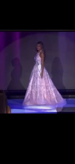 Sherri Hill Light Pink Size 00 Shiny Bridgerton Ball gown on Queenly