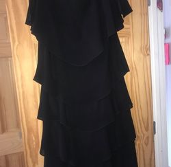 R&M Richards Black Size 14 Wedding Guest R&m Richard’s Floor Length Cocktail Dress on Queenly