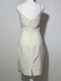 Black Tie White Size 6 Side Slit Midi Cocktail Dress on Queenly