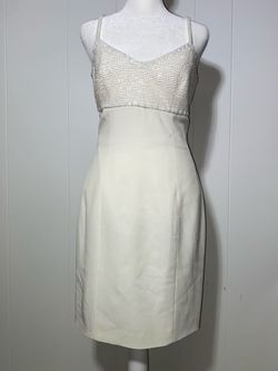 Black Tie White Size 6 Midi Side Slit Cocktail Dress on Queenly