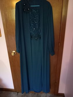 Blue Size 20.0 A-line Dress on Queenly