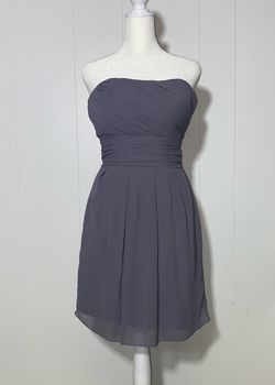 Bill Levkoff Silver Size 10 Euphoria Cocktail Dress on Queenly