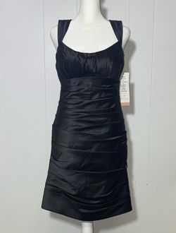 Bill Levkoff Black Size 10 Midi Cocktail Dress on Queenly