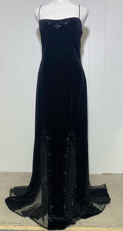 DJ Nights Black Size 14 Floor Length Corset Straight Dress on Queenly