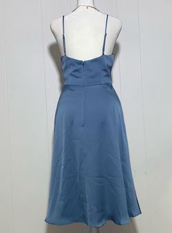 Celebrate Blue Size 6 Military 50 Off Pockets A-line Dress on Queenly