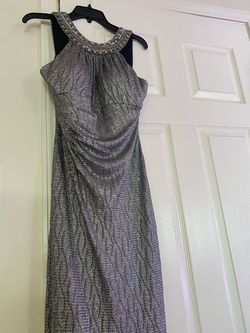 Cache Silver Size 8 Military Homecoming Straight Dress on Queenly