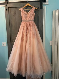 Sherri Hill Nude Size 2 Pageant Sequin 50 Off Floor Length Ball gown on Queenly