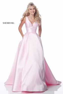 Sherri Hill Pink Size 8 Free Shipping Floor Length Ball gown on Queenly