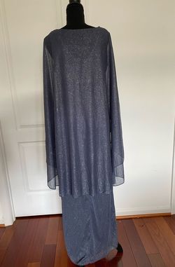 Blue Size 8 Straight Dress on Queenly