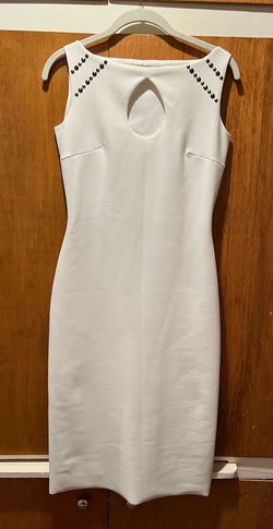 Chiara Boni La Petit Robe White Size 4 Summer Bachelorette Bridal Shower Cocktail Dress on Queenly