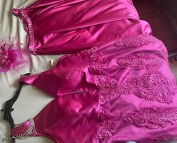 Pink Size 18 Train Dress on Queenly
