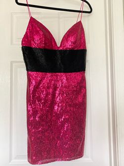 Sherri Hill Pink Size 6 Black Tie Summer Cocktail Dress on Queenly