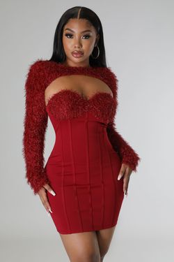 Goodtime USA Red Size 10 Midi Two Piece Cocktail Dress on Queenly