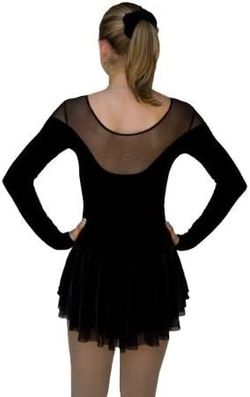 Style B00LU5LMWE ChloeNoel Black Size 6 Long Sleeve Velvet Tall Height Cocktail Dress on Queenly