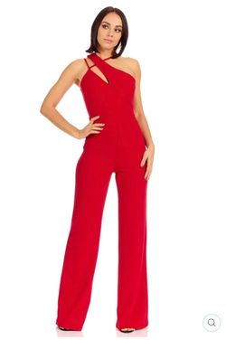 McKenzie Jade Boutique Red Size 6 Jumpsuit Dress on Queenly