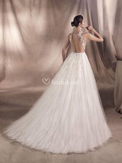 Style Sonia White One White Size 8 Sheer Jewelled Tall Height Ball gown on Queenly