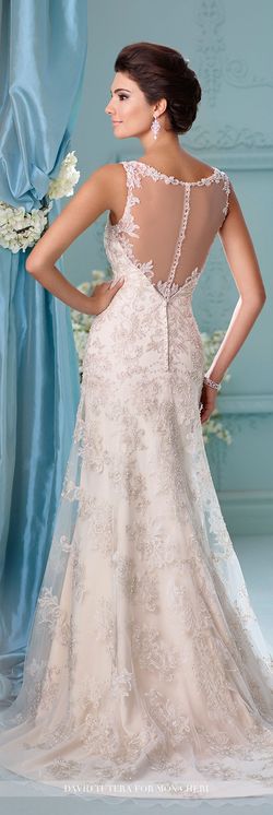 Style Kaltrina David Tutera White Size 10 Lace Kaltrina Tall Height Tulle Straight Dress on Queenly