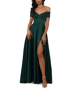 Xscape Green Size 2 Floor Length Straight Dress on Queenly