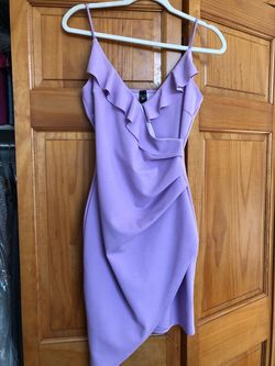 Windsor Purple Size 4 Lavender Midi Cocktail Dress on Queenly