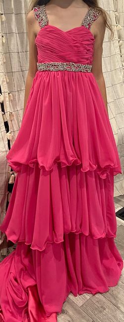 Pink Size 0 Train Dress on Queenly