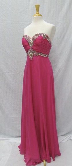 Riva designs Pink Size 0 Pageant Floor Length A-line Dress on Queenly