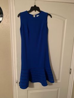 Calvin Klein Blue Size 2 50 Off Cocktail Dress on Queenly