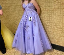 Purple Size 16 Ball gown on Queenly