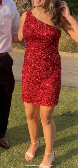Sherri Hill Red Size 0 Black Tie Homecoming 50 Off Cocktail Dress on Queenly