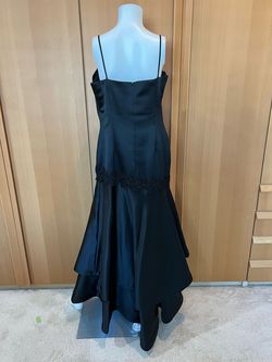 Daymor Couture Black Tie Size 12 Floor Length Military Straight Dress on Queenly