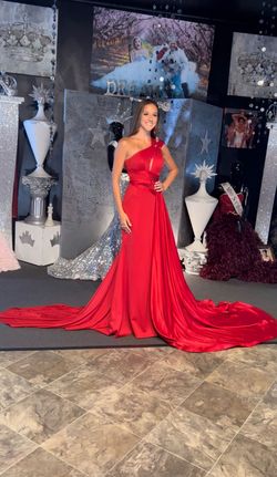 Fernando Wong Red Size 2 Pageant Floor Length Straight Dress on Queenly