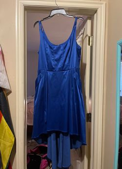Teeze Me Blue Size 14 Military 50 Off Floor Length A-line Dress on Queenly