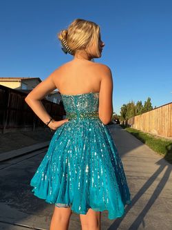 Sherri Hill Multicolor Size 4 Black Tie 50 Off Homecoming A-line Dress on Queenly