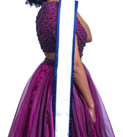 Sherri Hill Purple Size 0 Black Tie Ball gown on Queenly